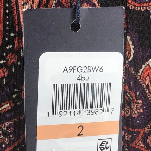 Tommy Hilfiger Paisley Midi Dress - Size 2 - Picture 12 of 12